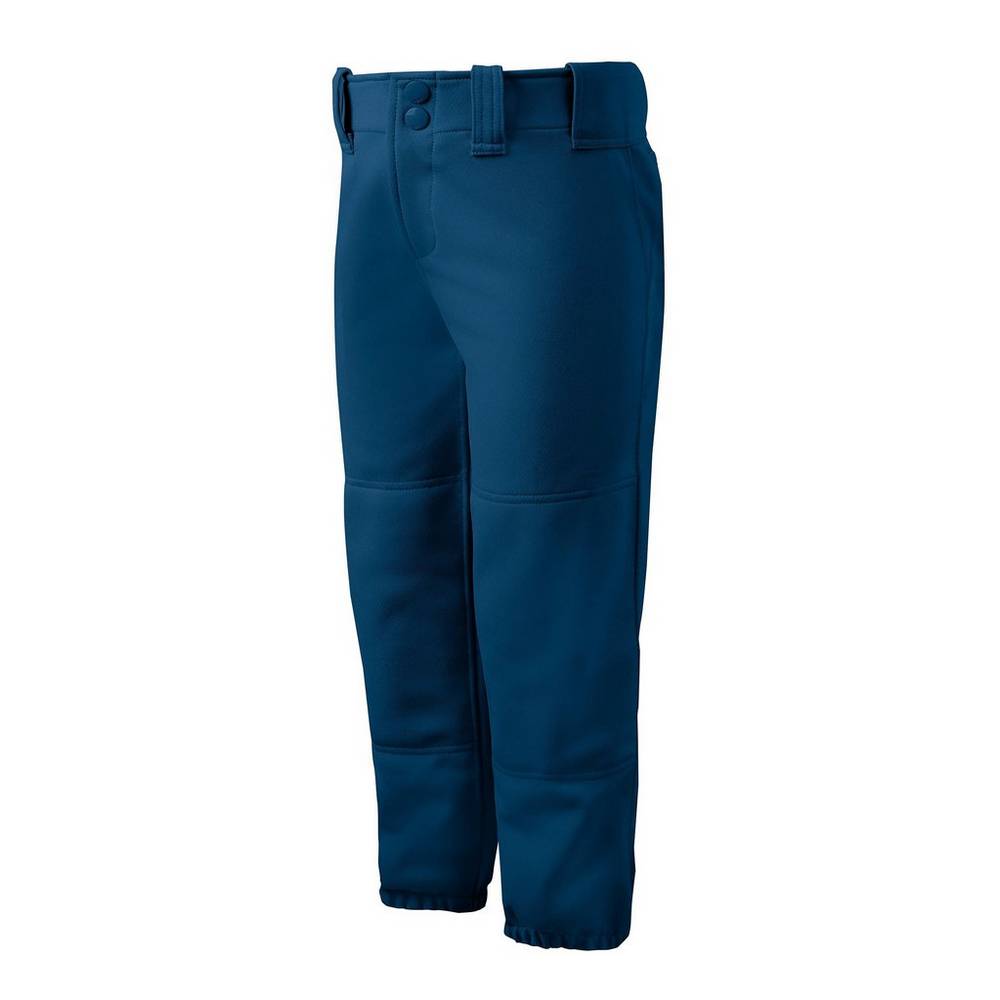 Pantaloni Mizuno Softball Belted Donna - Blu Marino - 67530-FAUM